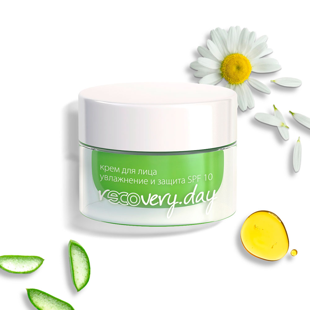 Recovery.day Крем для лица увлажнение и защита SPF10, 50мл