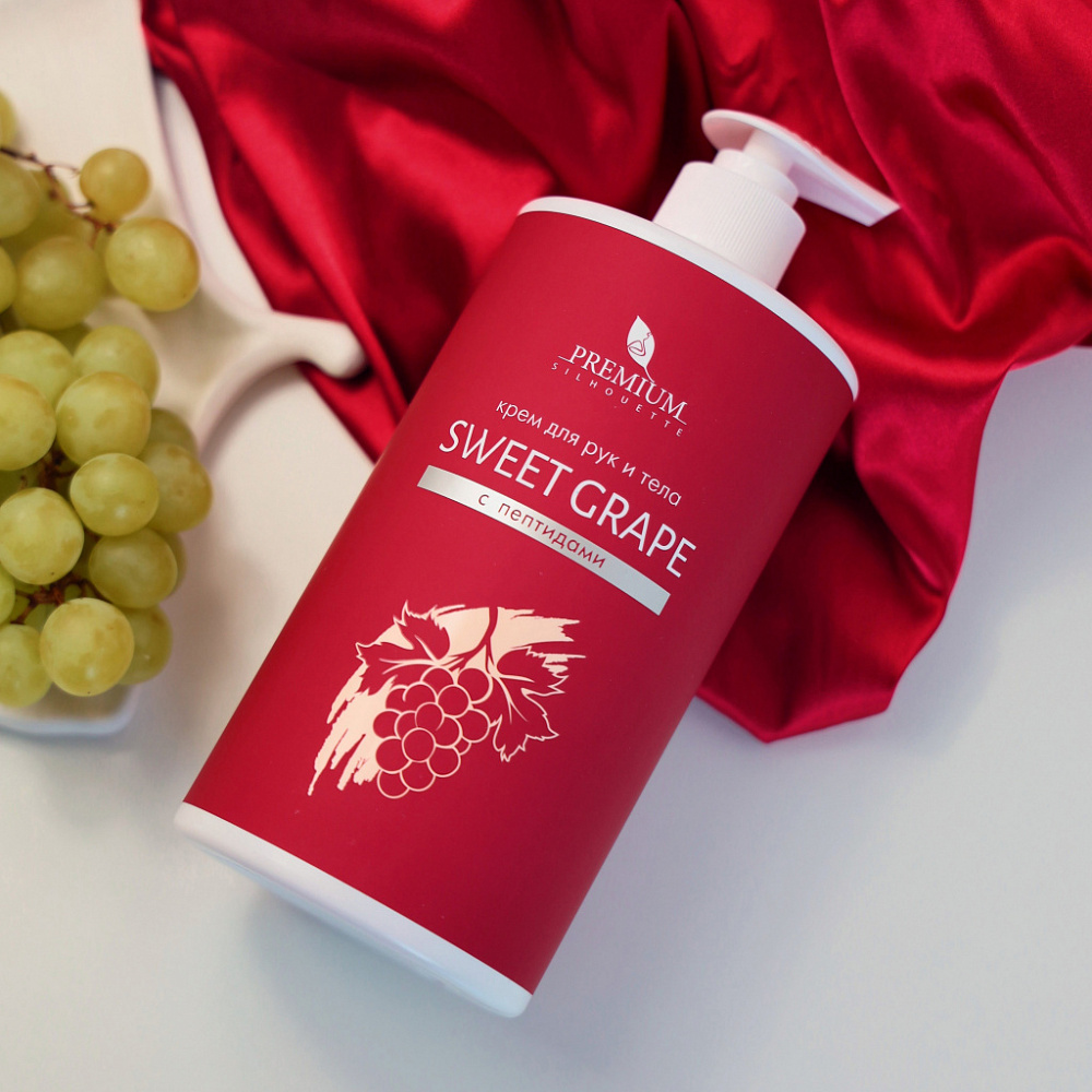 Крем для рук и тела с пептидами Sweet Grape, 700мл