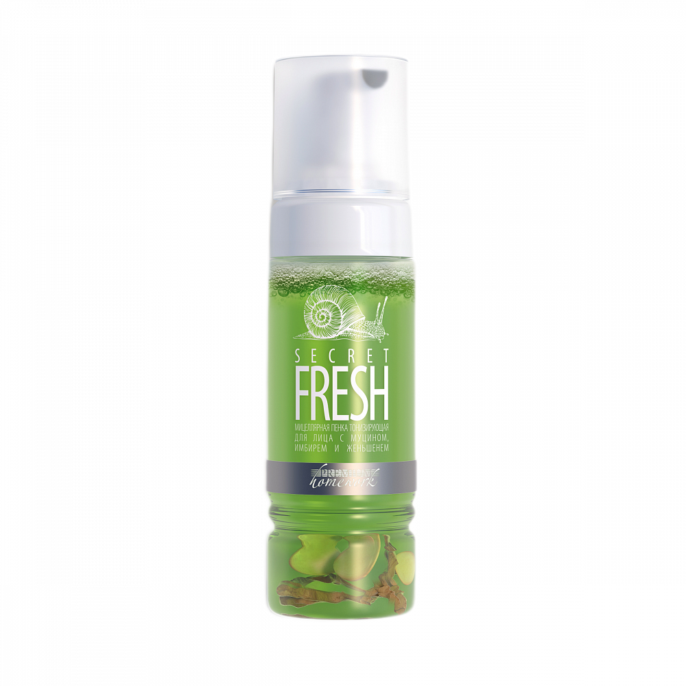 Мицеллярная пенка Secret Fresh тонизирующая с муцином, имбирем и женьшенем, 170 мл